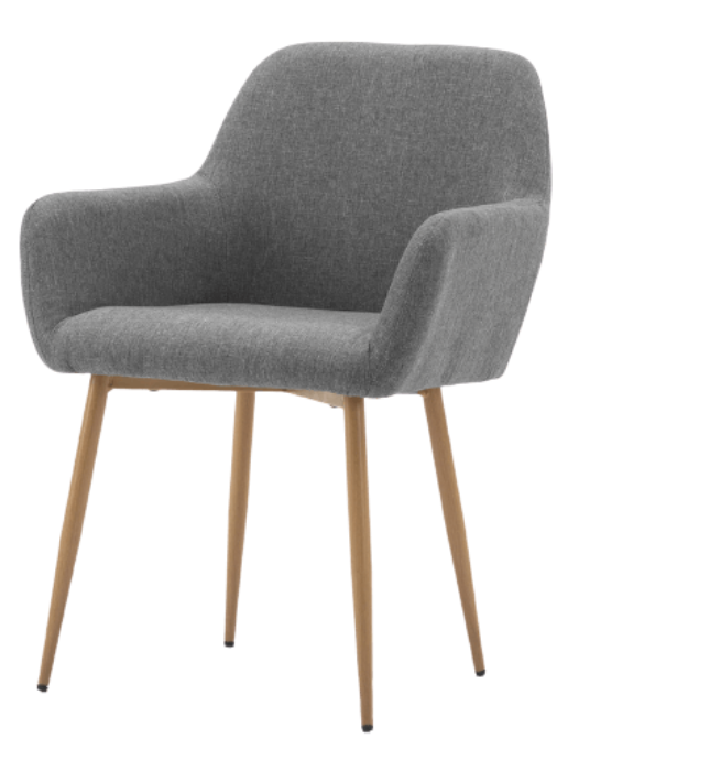 chaise-fauteuil-tissu-scandinave