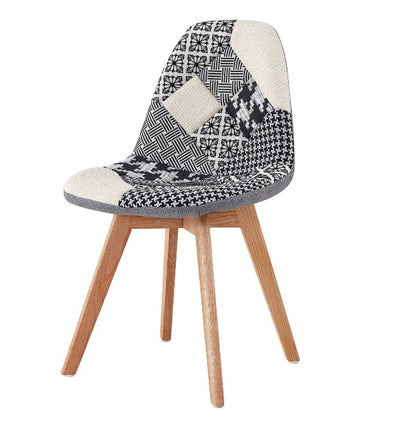 chaise-scandinave-patchwork-gris
