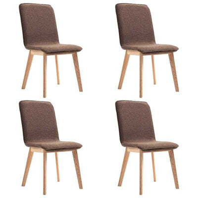 chaise-scandinave-x4-marron