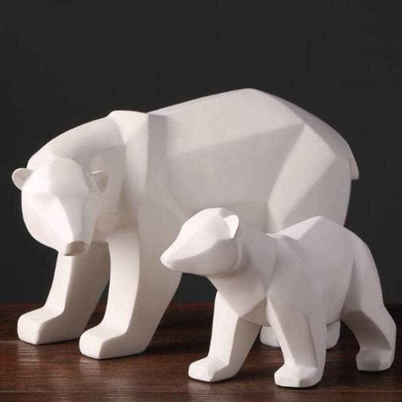 Figurine vintage ours polaire Hadeland en verre ou presse Figurine vintage ours polaire Hadeland en verre ou presse
