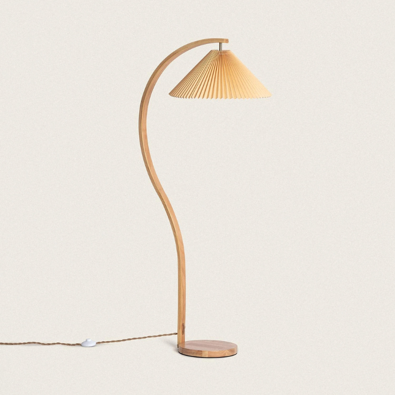 Lampadaire scandinave bois - Rana