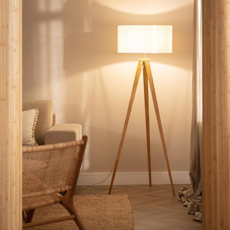 Lampadaire bois scandinave - Kivik