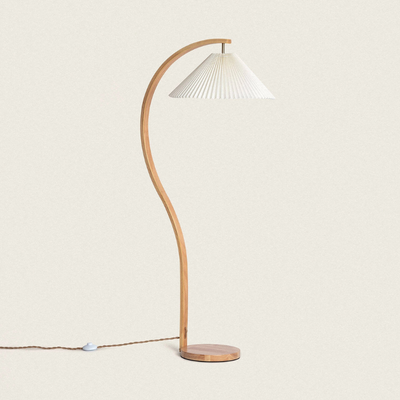 Lampadaire scandinave bois - Rana