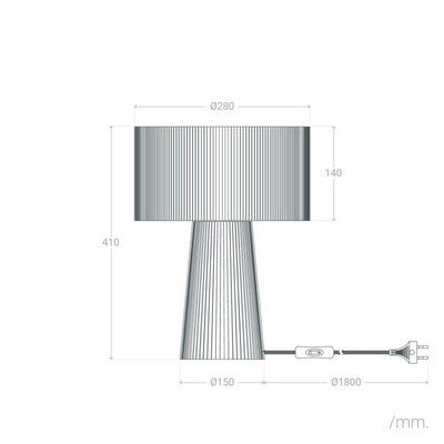 Lampe à poser scandinave - Sogndal