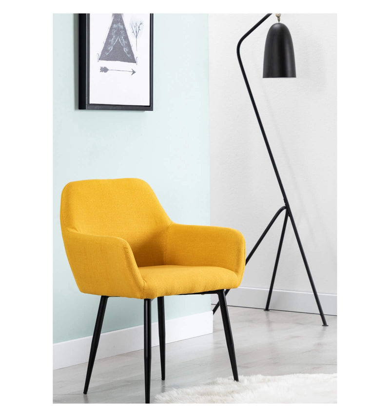 chaise-fauteuil-scandinave-jaune-decoration