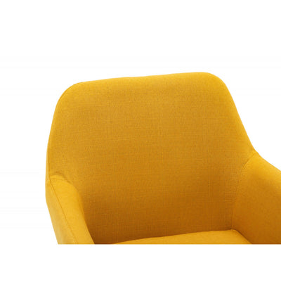chaise-fauteuil-scandinave-jaune-dossier