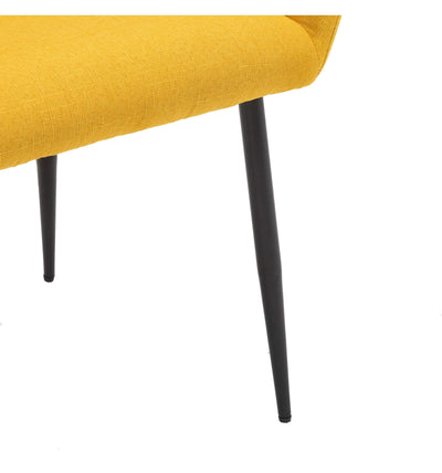 chaise-fauteuil-scandinave-jaune-pietement