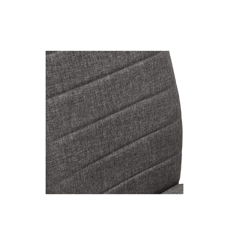 chaise-grise-tissu-scandinave-rayure