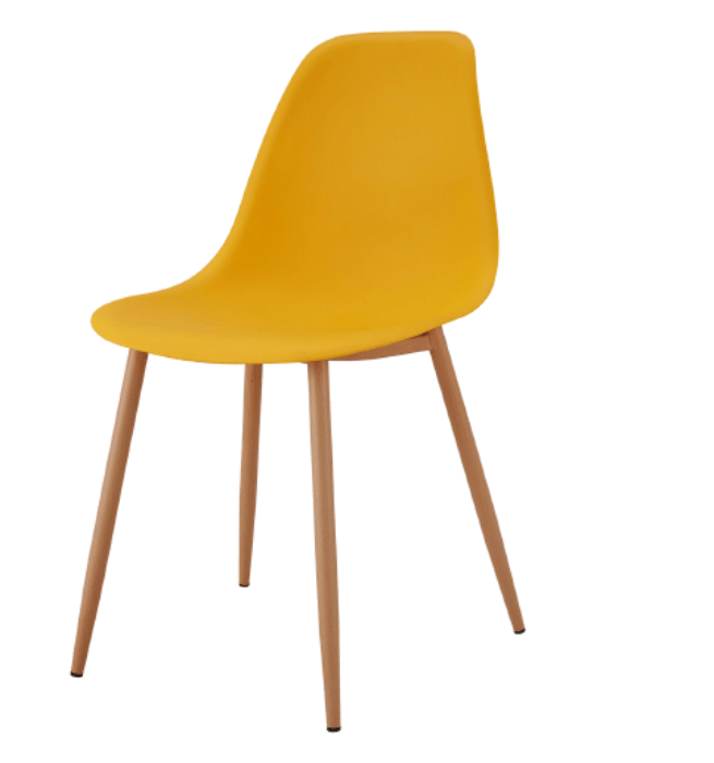 chaise-scandinave-jaune