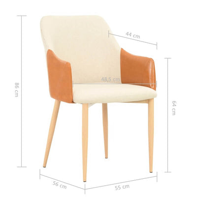 chaise-scandinave-orange-dimension
