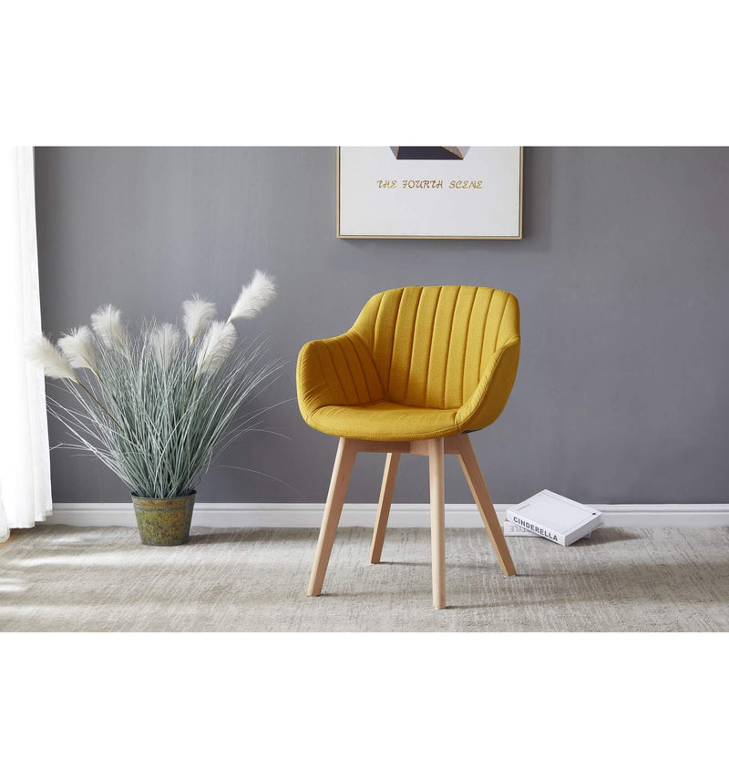 chaise-scandinave-tissu-jaune-decoration