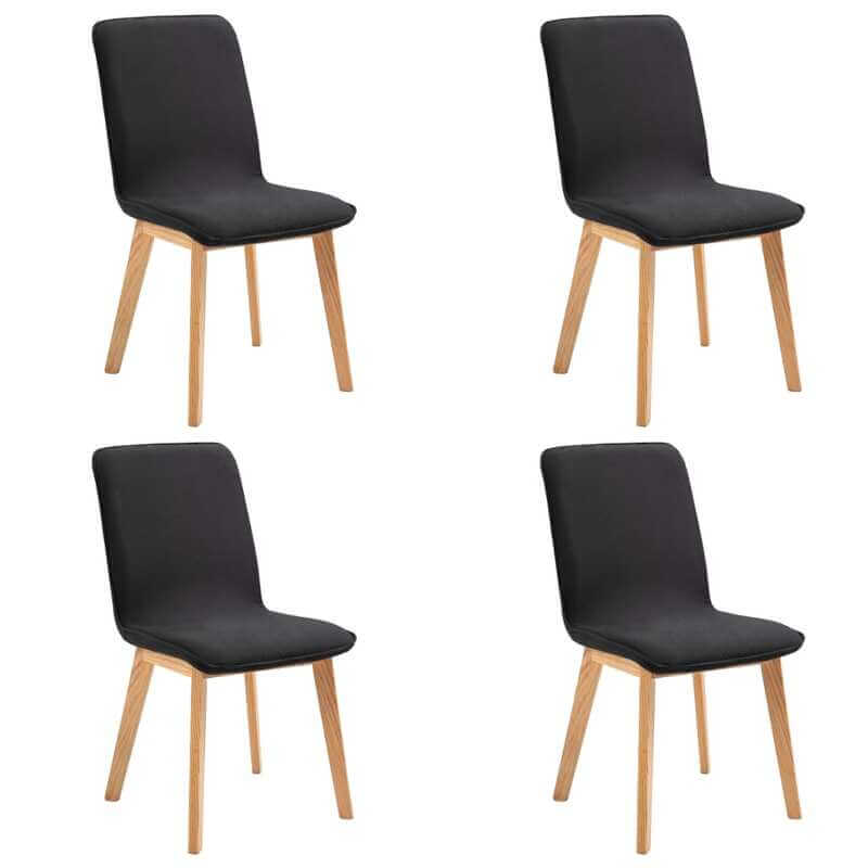 chaise-scandinave-x4-noir