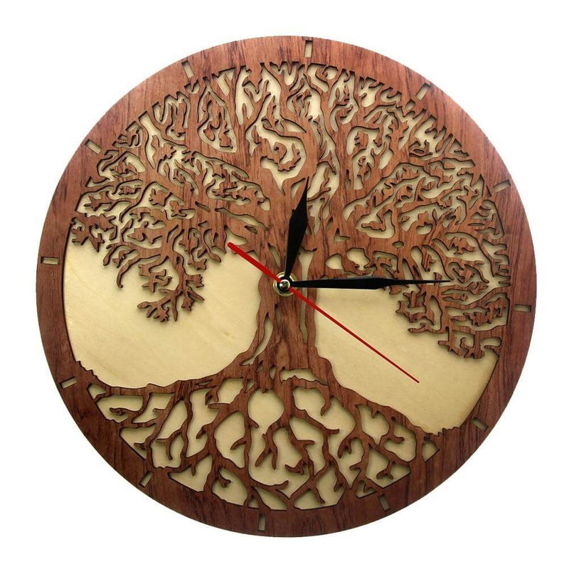 horloge-scandinave-arbre-de-vie