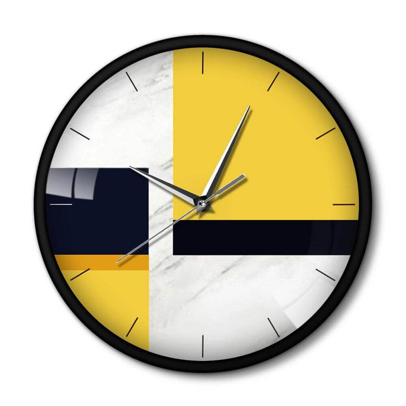 horloge-scandinave-jaune-avec-cadre