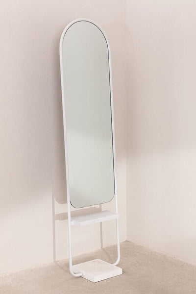 miroir-blanc-scandinave-salon