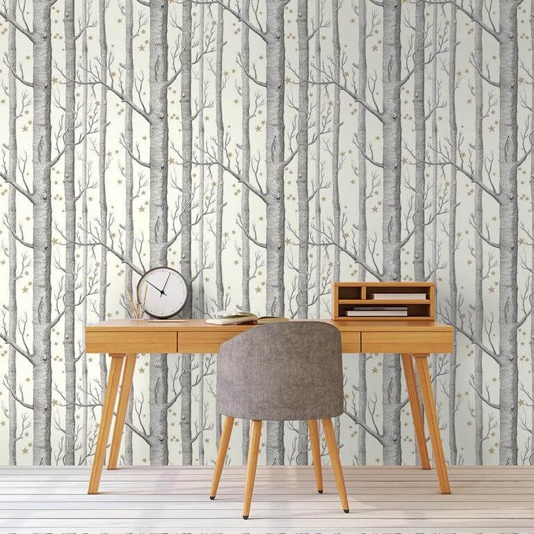 papier-peint-scandinave-arbre