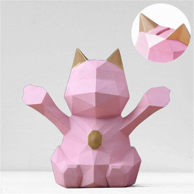 statue-origami-chat-rose