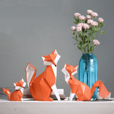 statue-origami-renard