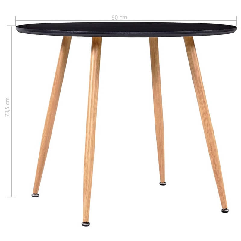 table-ronde-design-scandinave-dimension