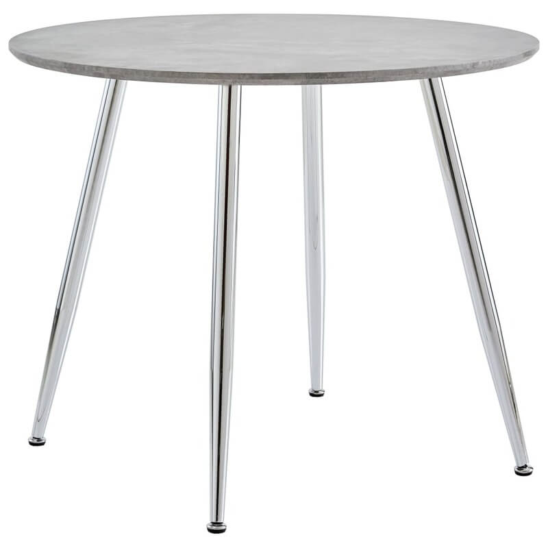 table-ronde-scandinave-grise