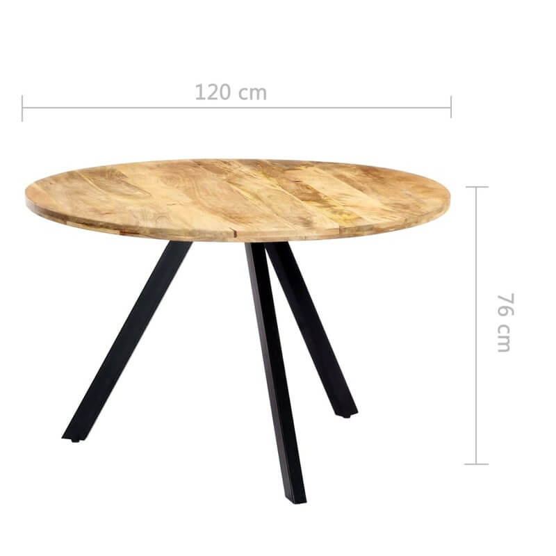 table-ronde-style-scandinave-dimension